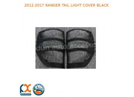 2012-2017 Ranger Tail Light Cover Black